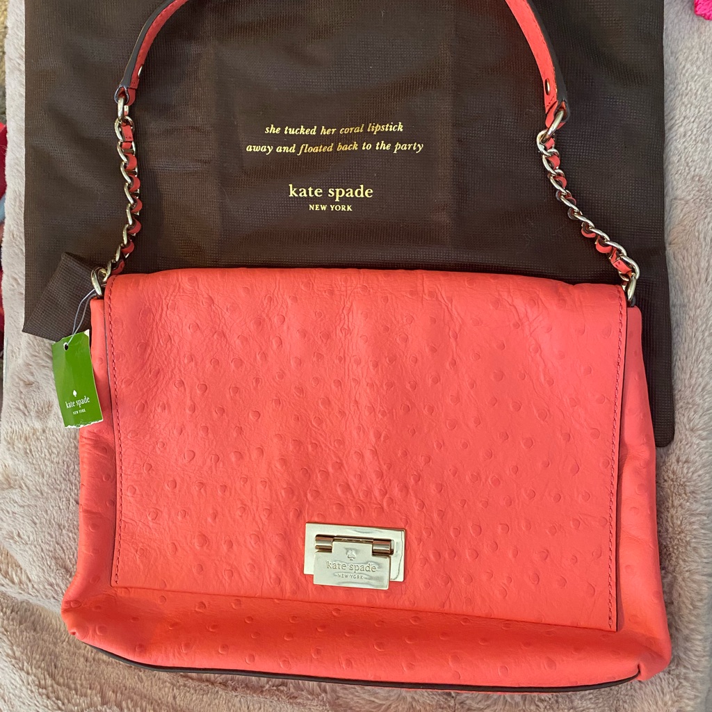 Cute Brand New Kate Spade Purse In Color Strawberry Daquiri